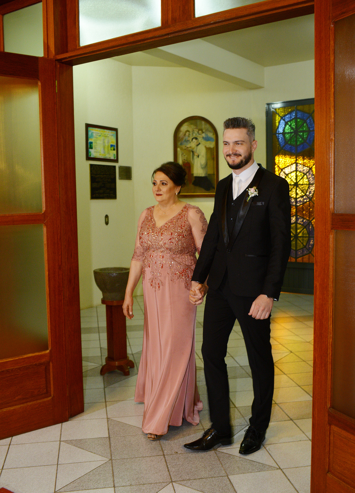 a cerimonia na igreja São Luis da 6 légua