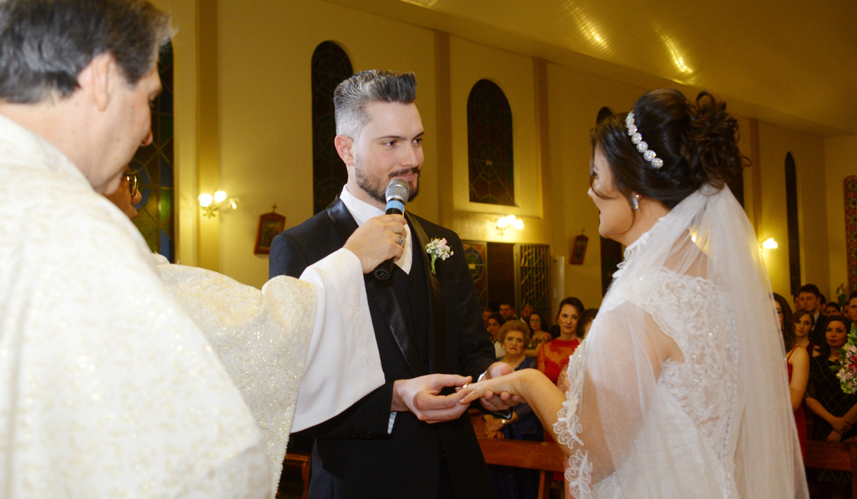 a cerimonia na igreja São Luis da 6 légua