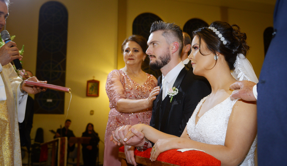 a cerimonia na igreja São Luis da 6 légua