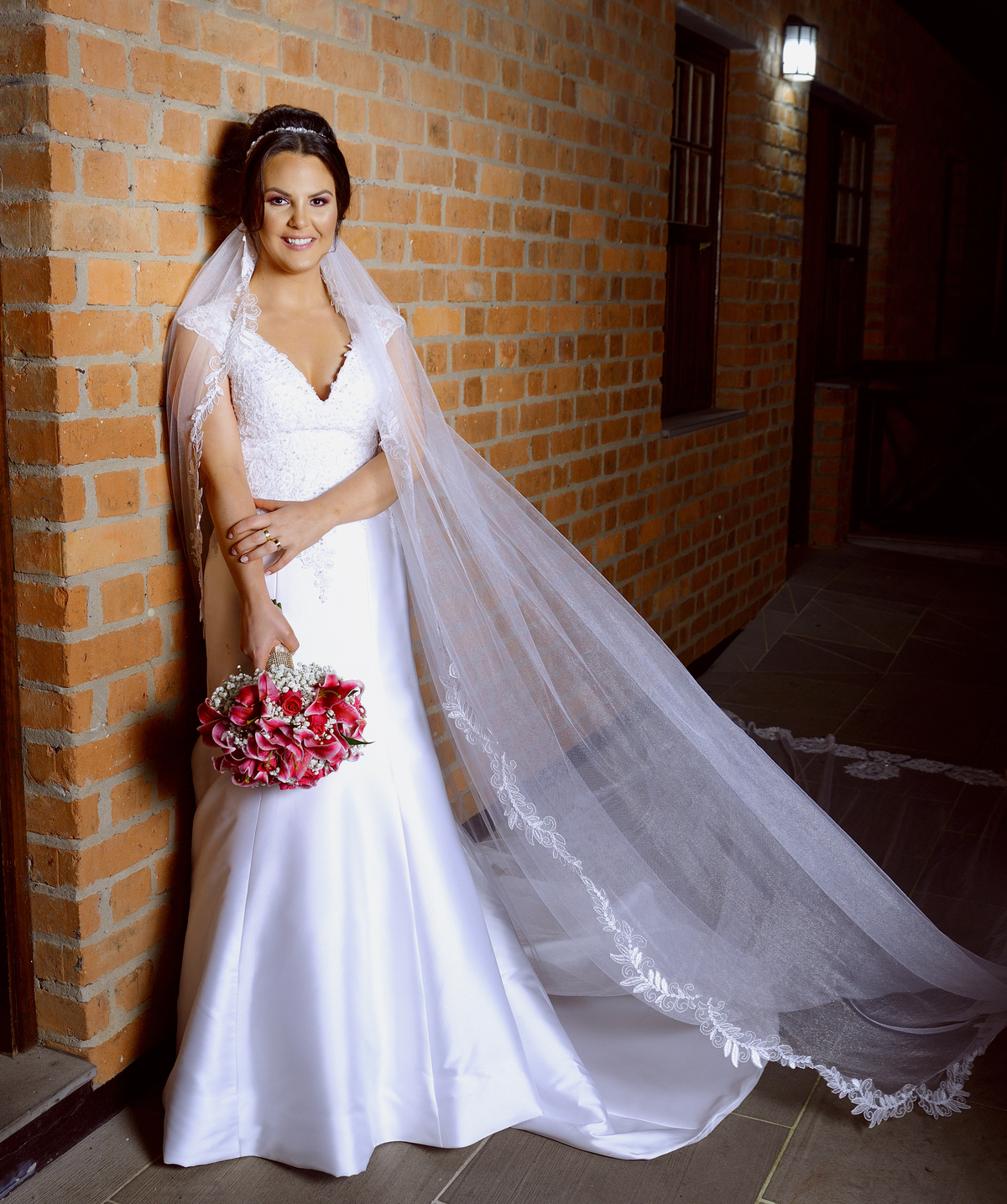 a Vania e seu vestido