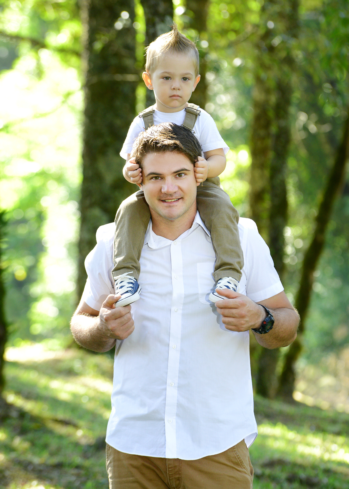 Pai e Filho são momentos de felicidades para a família.
