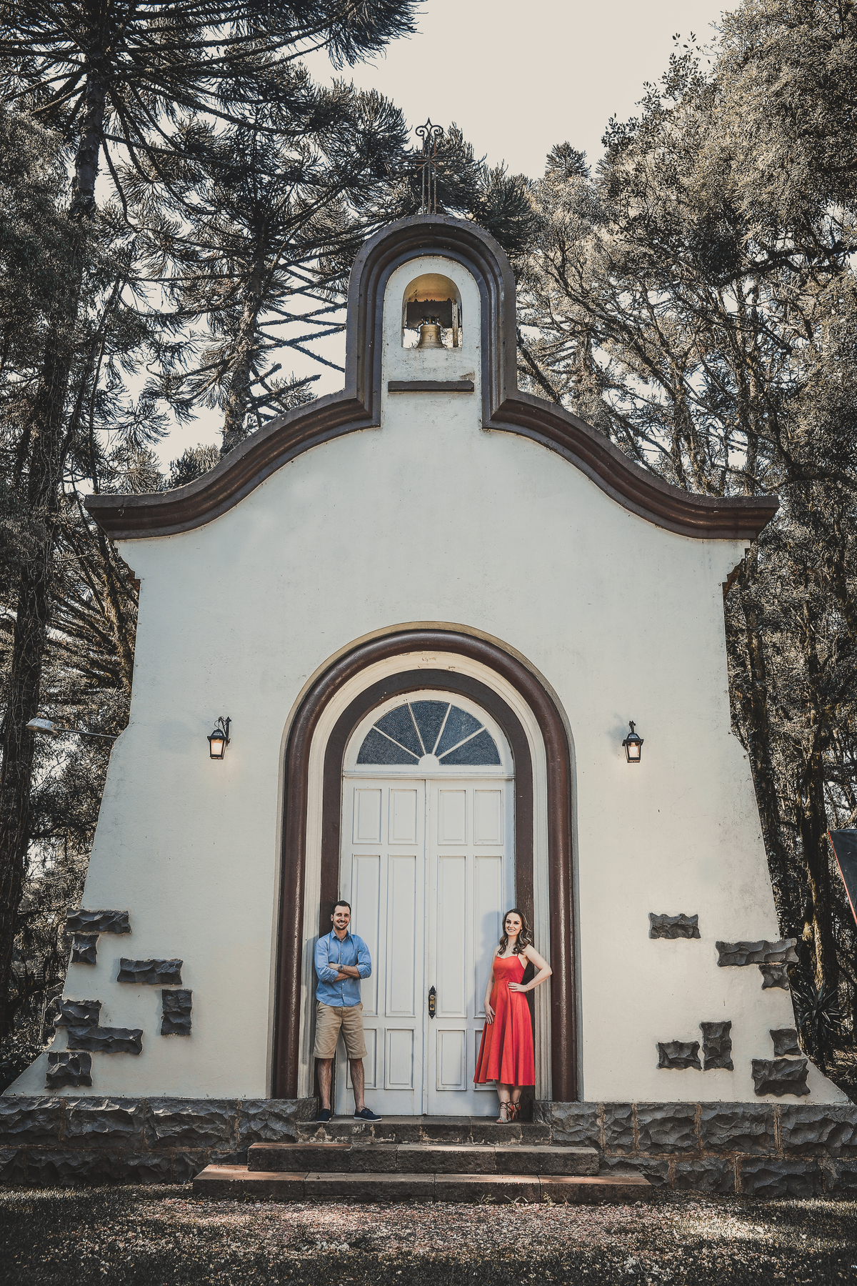 Por quê não fazer um lindo ensaio de noivos num lugar que representa  união das Famílias por séculos. 