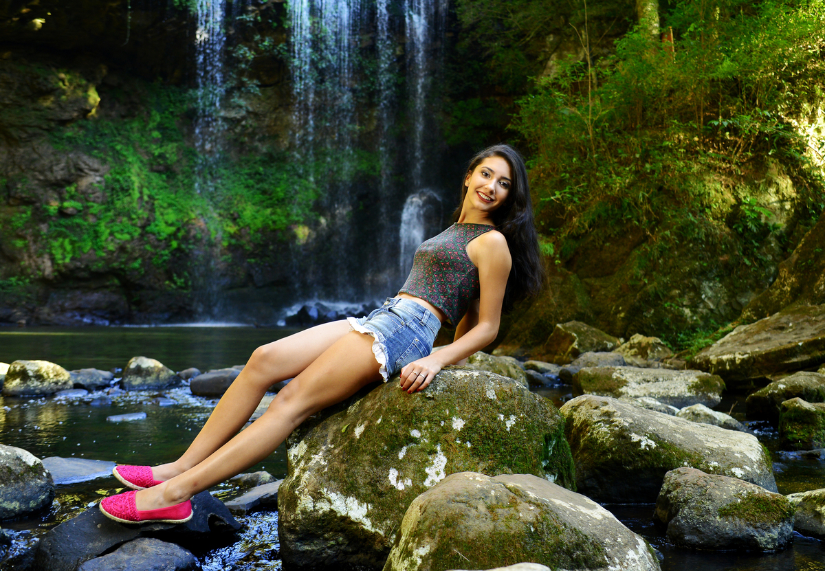 ensaios de 15 em cascatas Santa lúcia