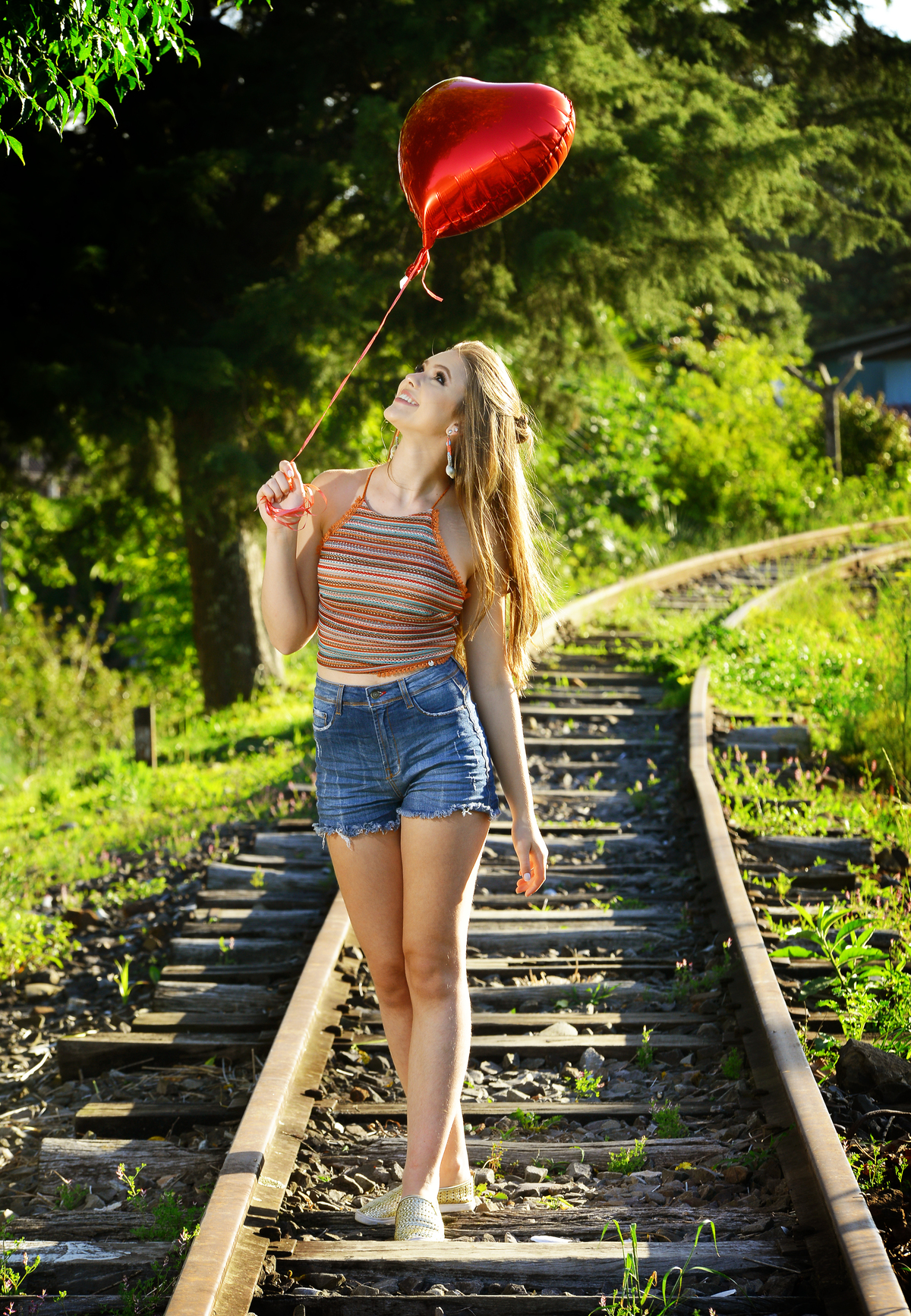 Book de 15 Anos no trilho de trens 