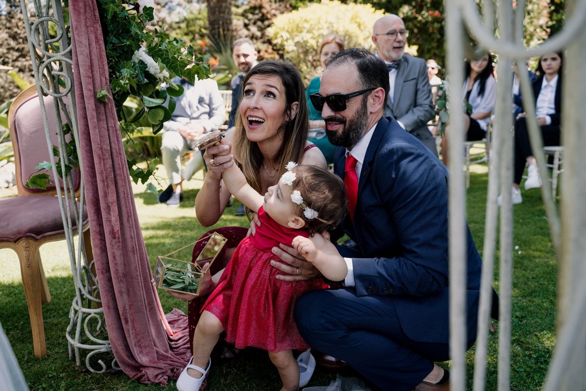 padrinhos na cerimónia