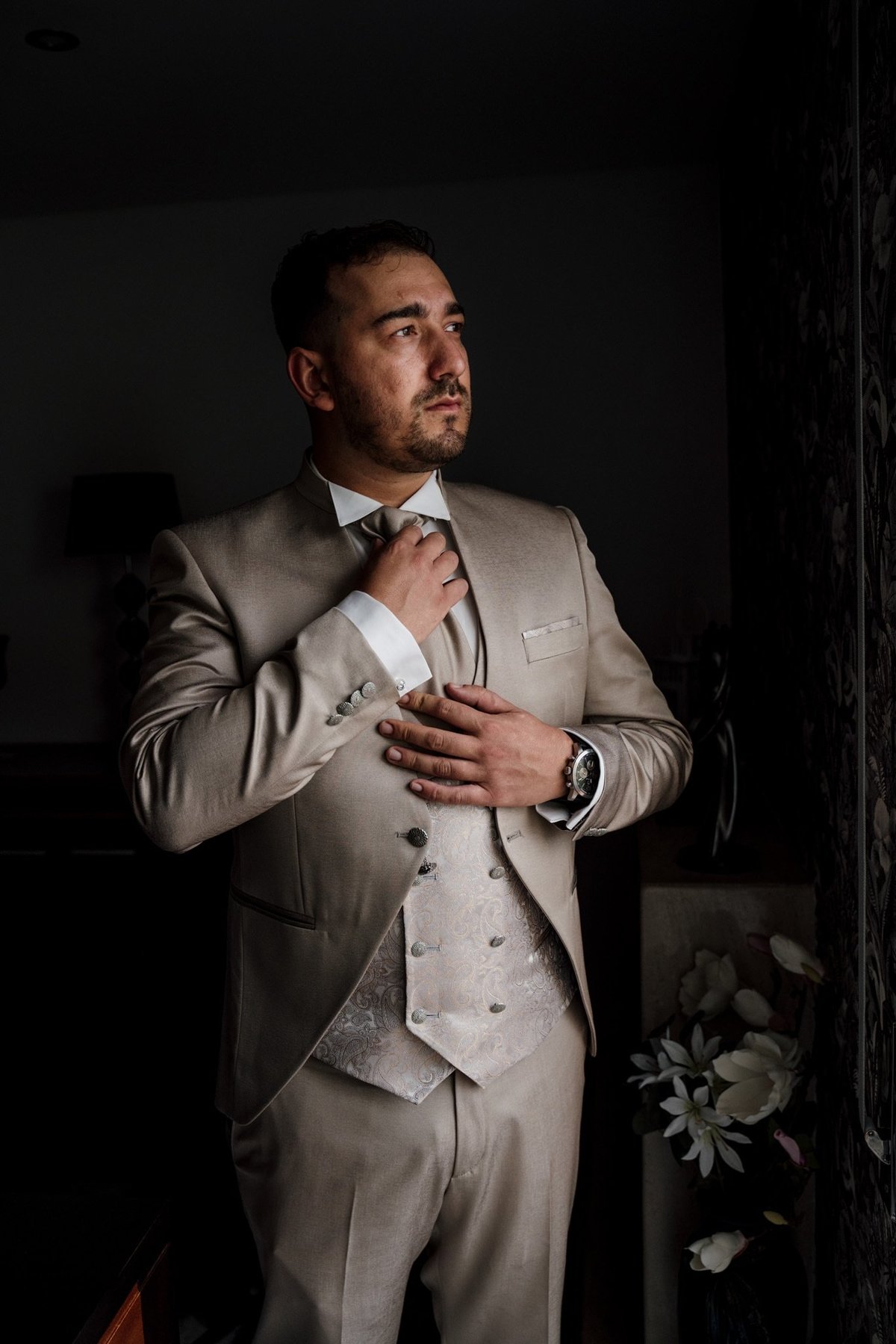 preparação do noivo