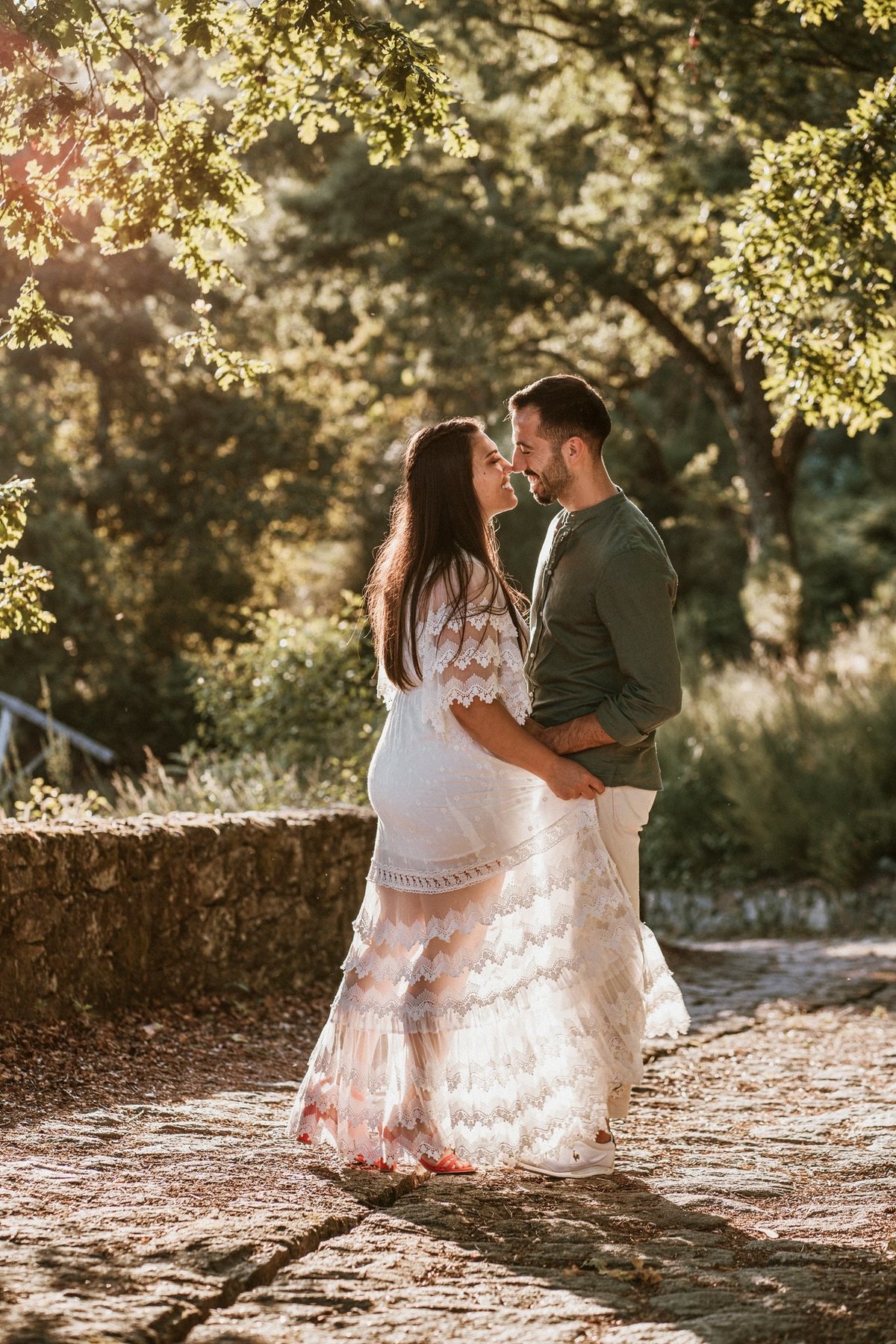 Sessão de Solteiros com a Eliana e o Joel realizada em vale de cambra, numa zona rural de Trebilhadouro.