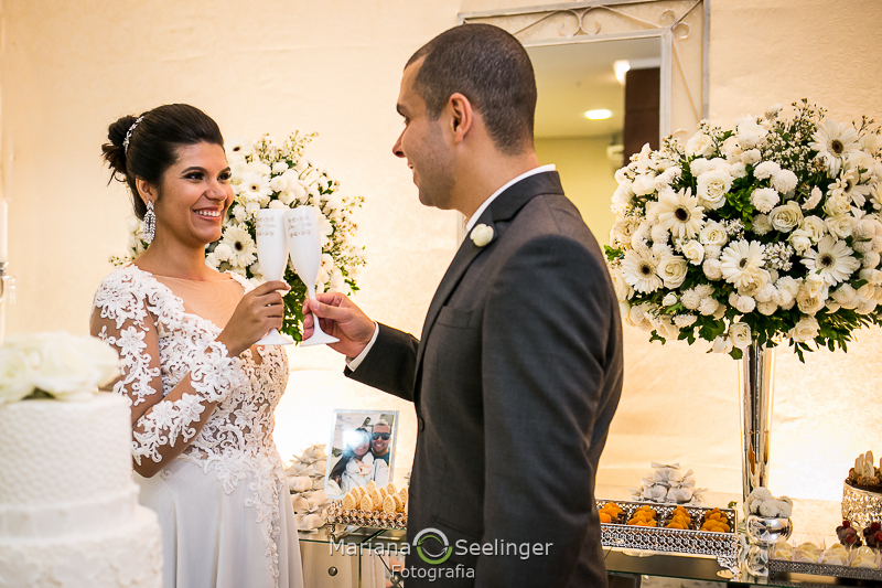 o brinde dos noivos em casamento no Rio de Janeiro - RJ