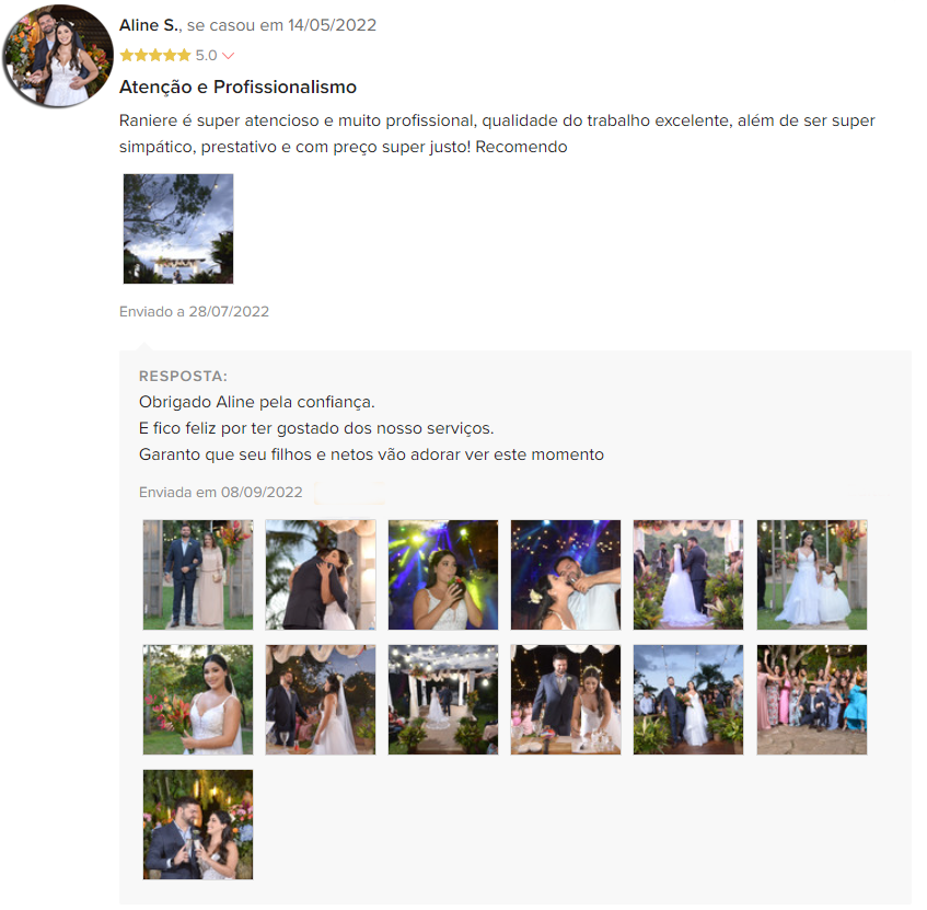 Depoimento sobre o fotografo Raniere Pedroza