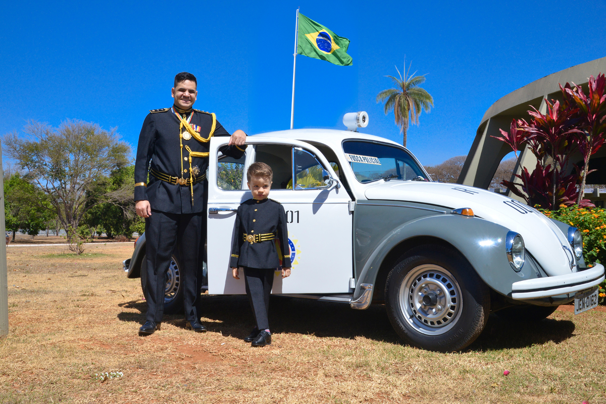 Fusca da Policia Militar
