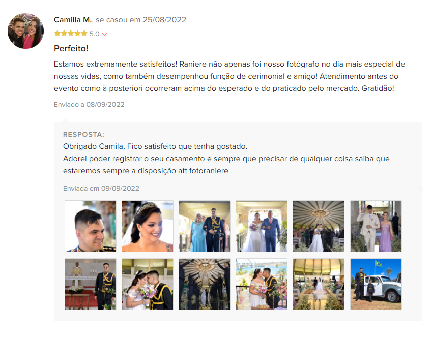 Depoimento sobre o fotografo Raniere Pedroza