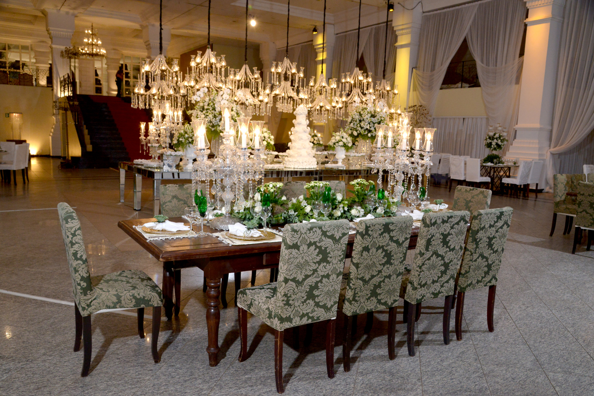 Decoração no espaço da corte Brasilia