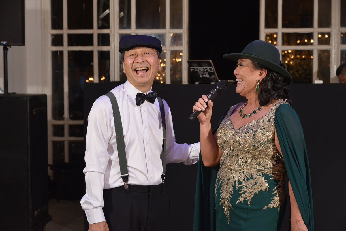 Festa de Bodas de Esmeralda no Espaço da Corte Brasilia