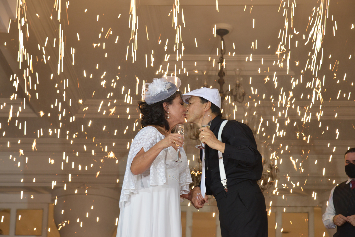 Aniversario de 40 Anos de Casamento no espaço da corte Brasília