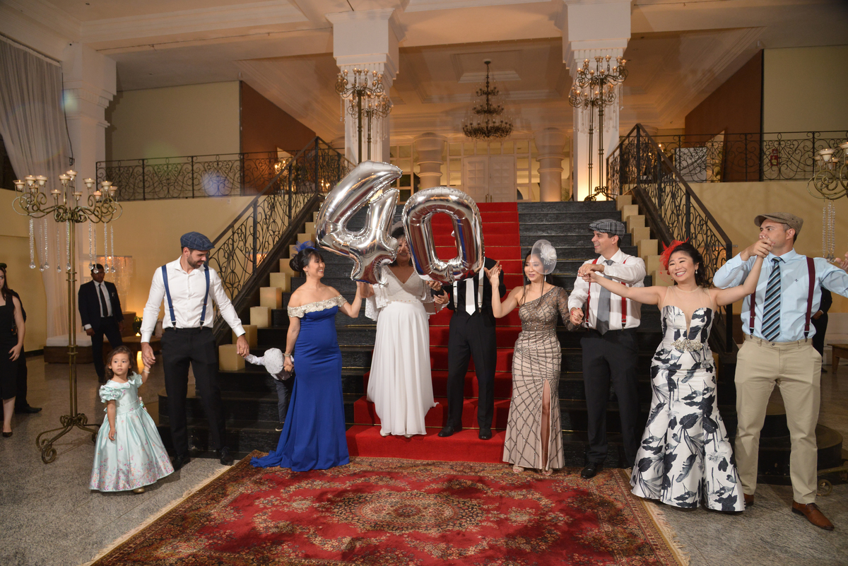 Bodas de Esmeralda no Espaço da Corte Brasília