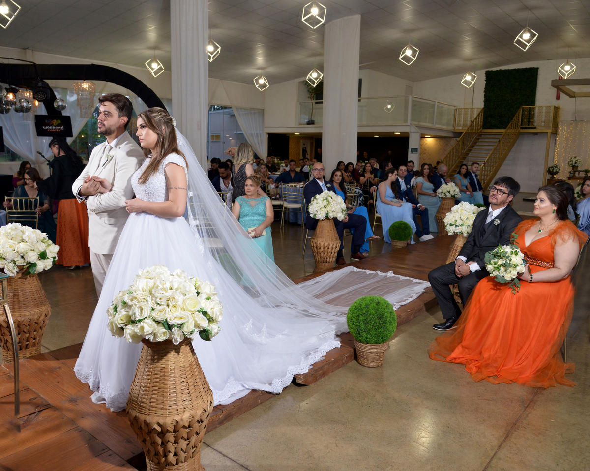 Mini Wedding no salão de festas Cerrado Palace Eventos