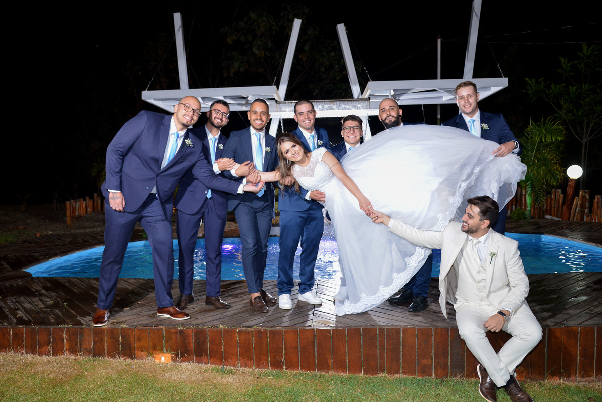 Fotos descontraídas de Casamento