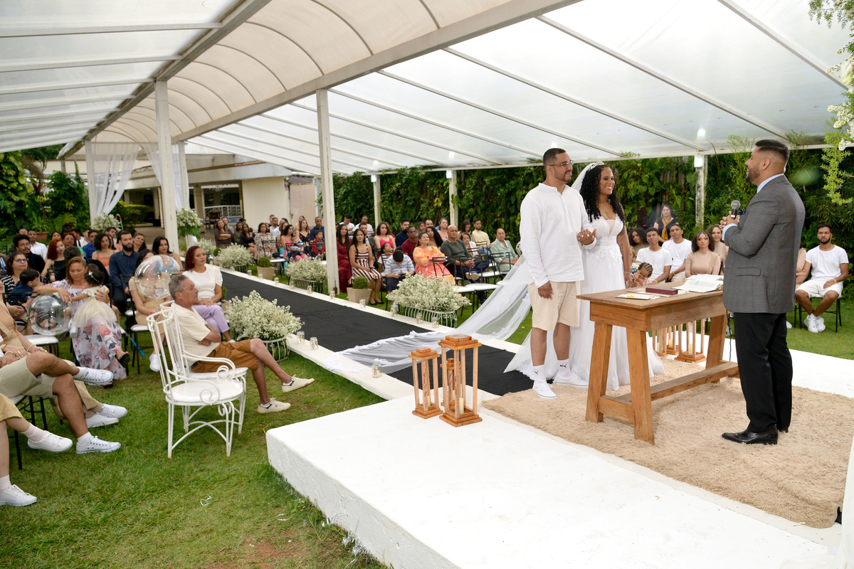 Mini Wedding no salão Maison Mizuno