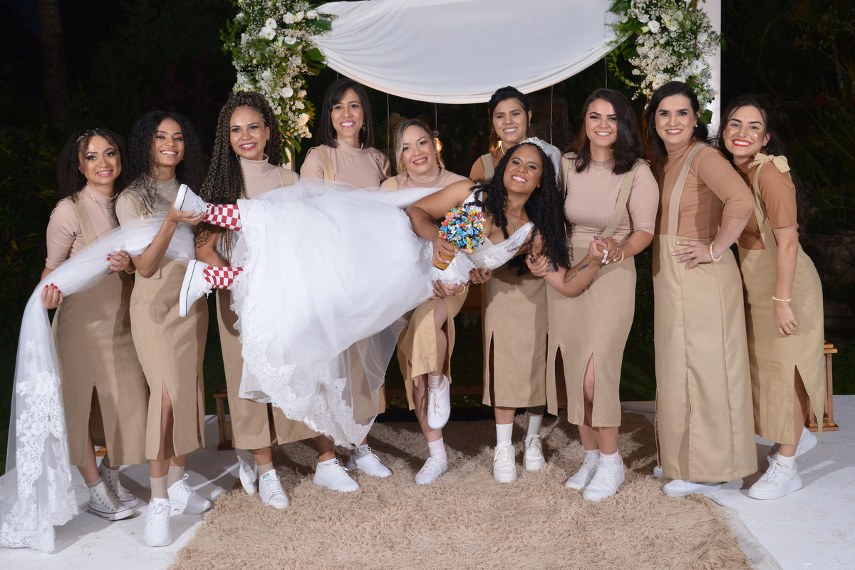 Poses para foto de casamento