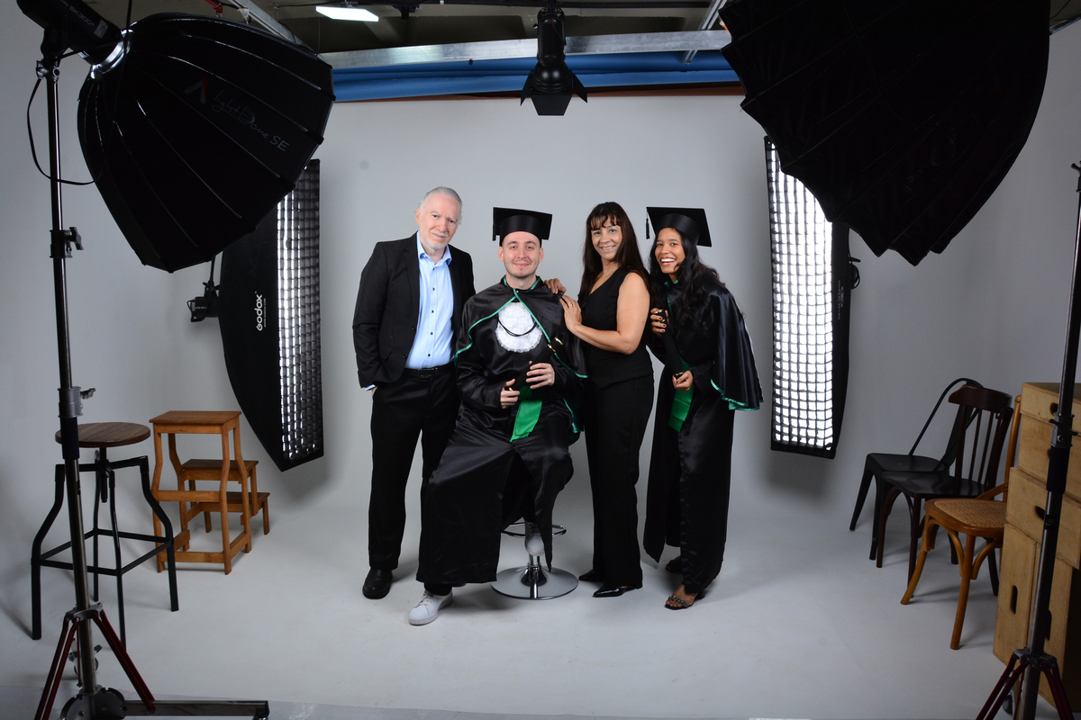 Estúdios fotográfico para produções de formatura