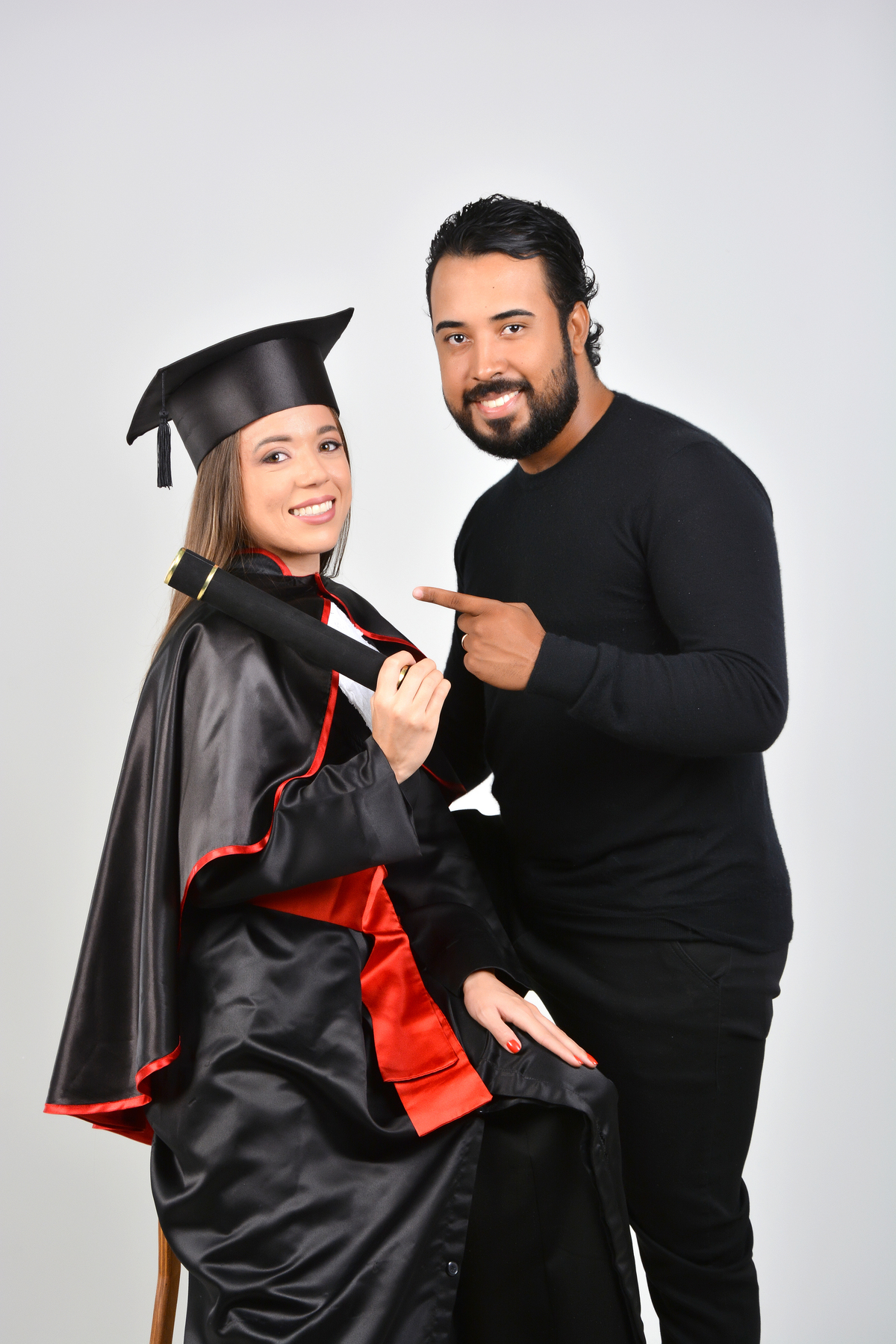 Fotos com Beca de formatura