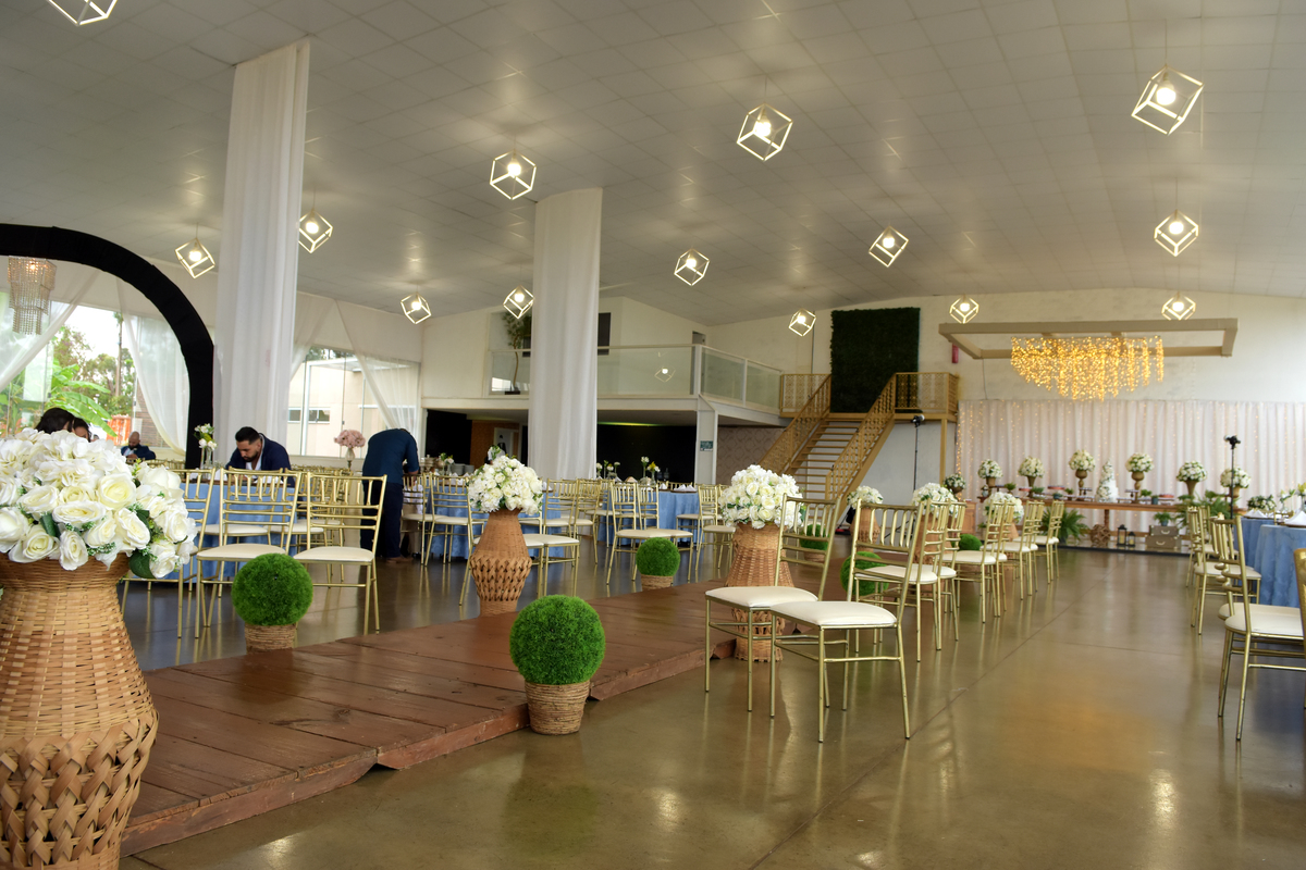 Decoração do salão de festas Cerrado Palace