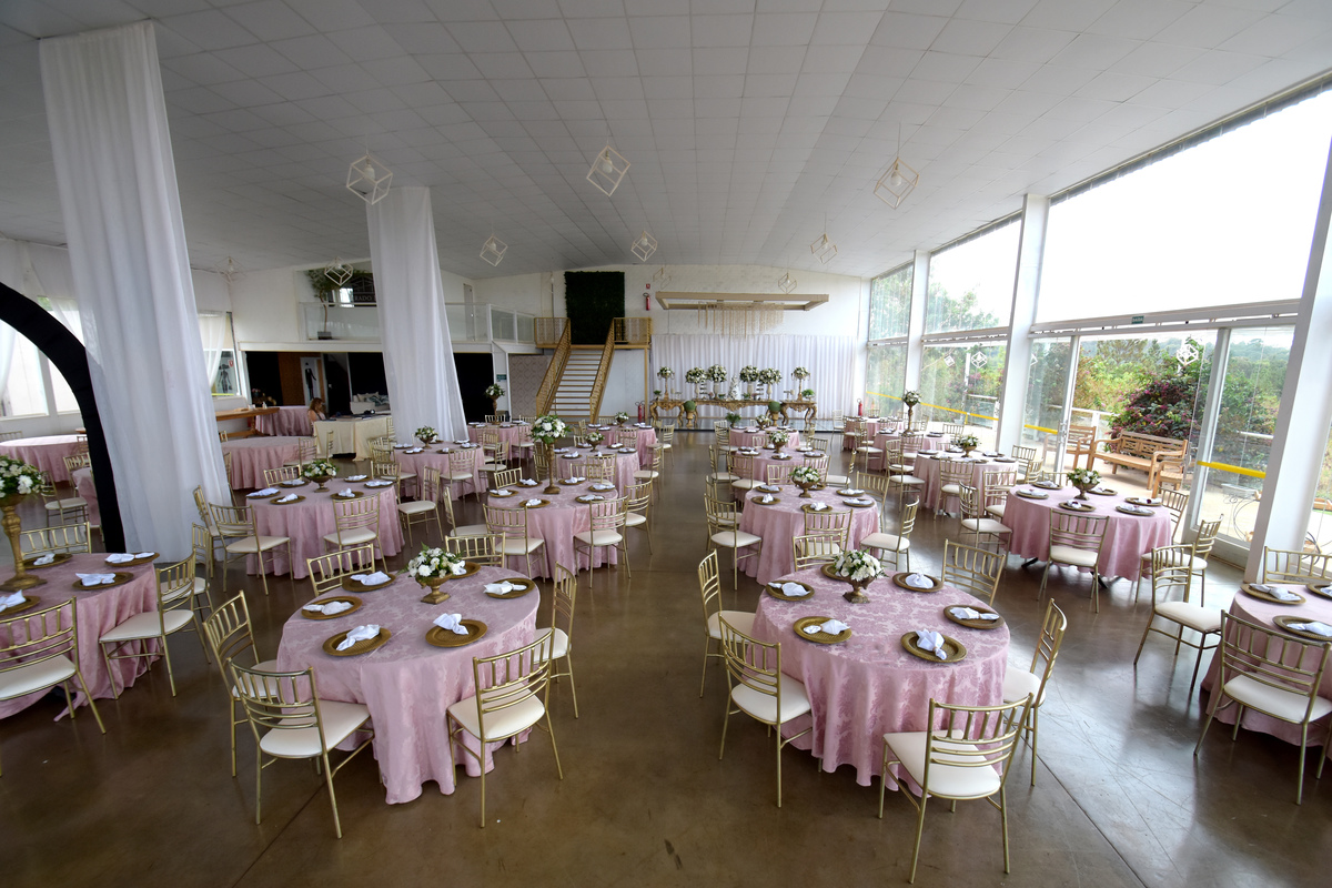 Decoração do salão serrado Palace