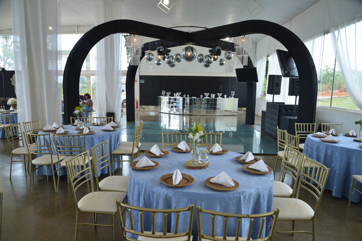 Pista de dança do salão de festas cerrado Palace