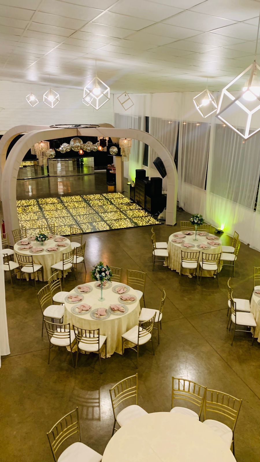 Pista de dança no Cerrado Palace