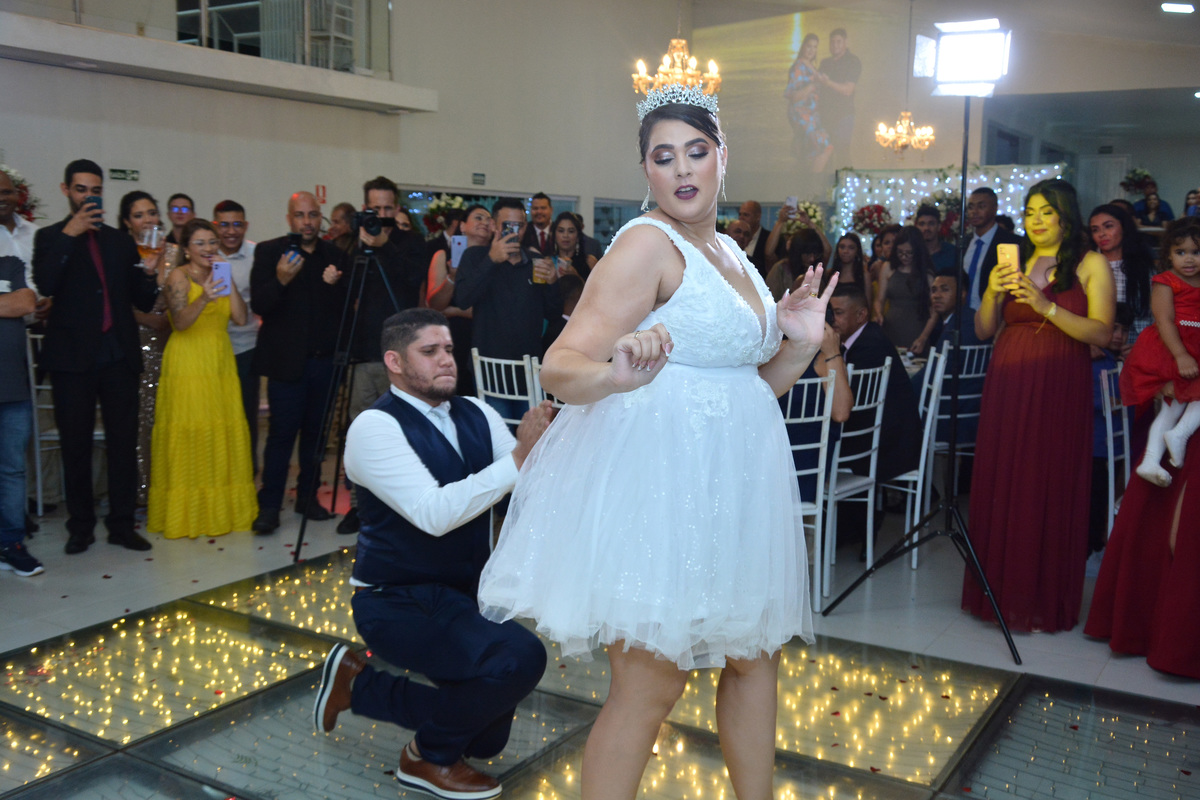 Festa de Casamento no Espaço Jardins  Aguas Linda GO