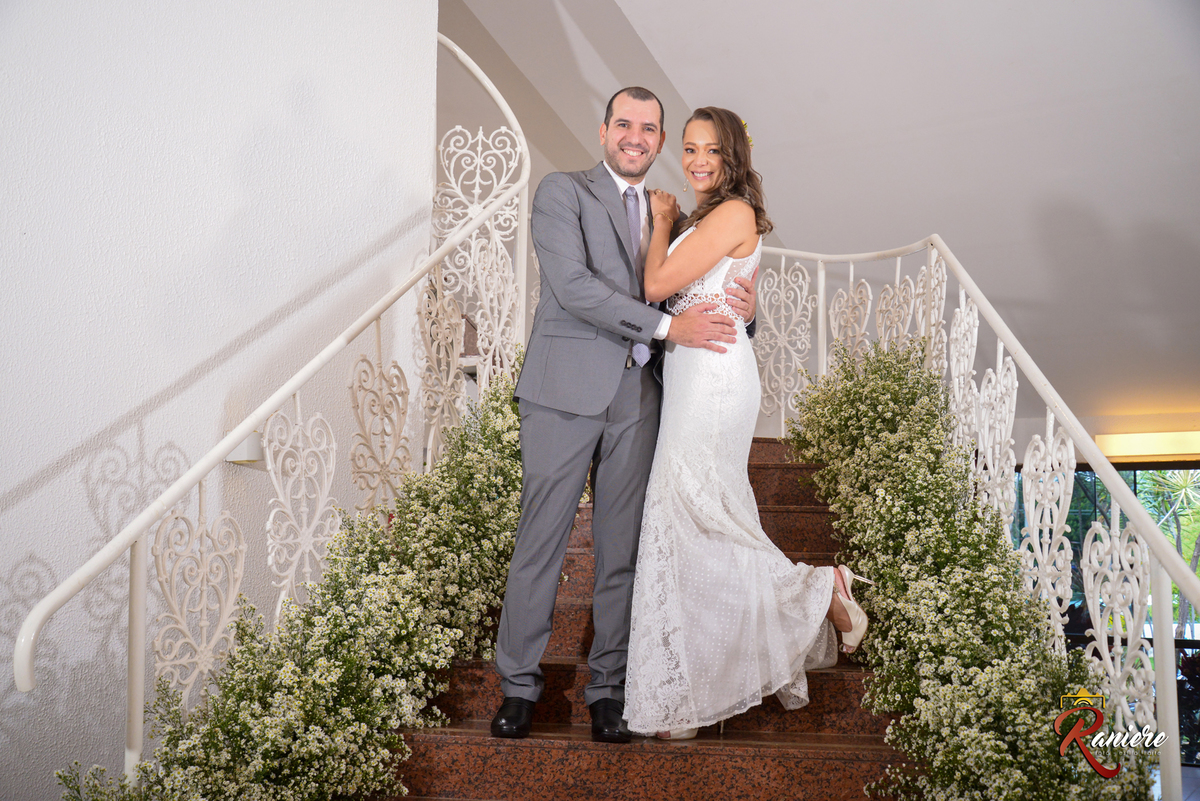 Casamento no espaço de festas Mirante Eventos