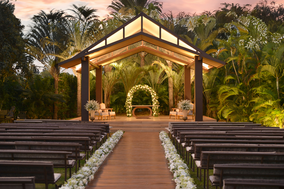 Local pra celebração do casamento no varandas Park