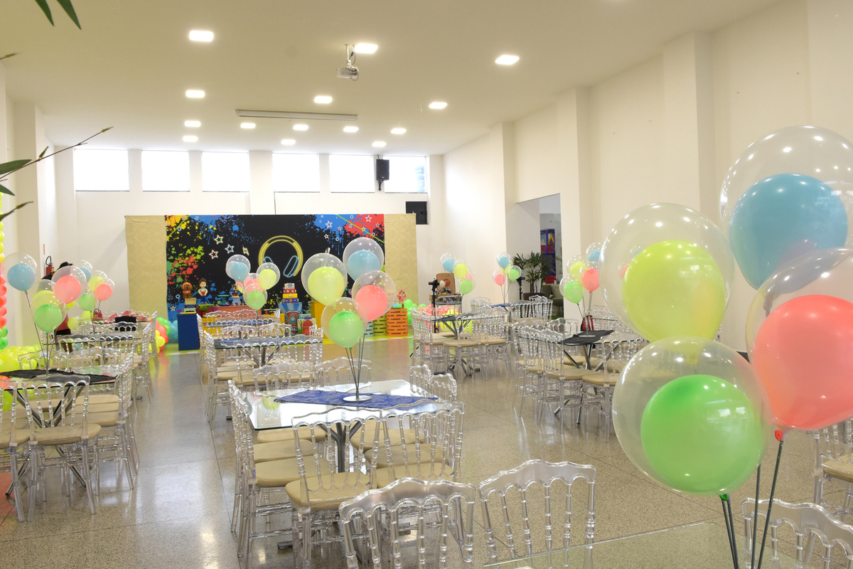 Salão de festa Kidvertido Buffer infantil