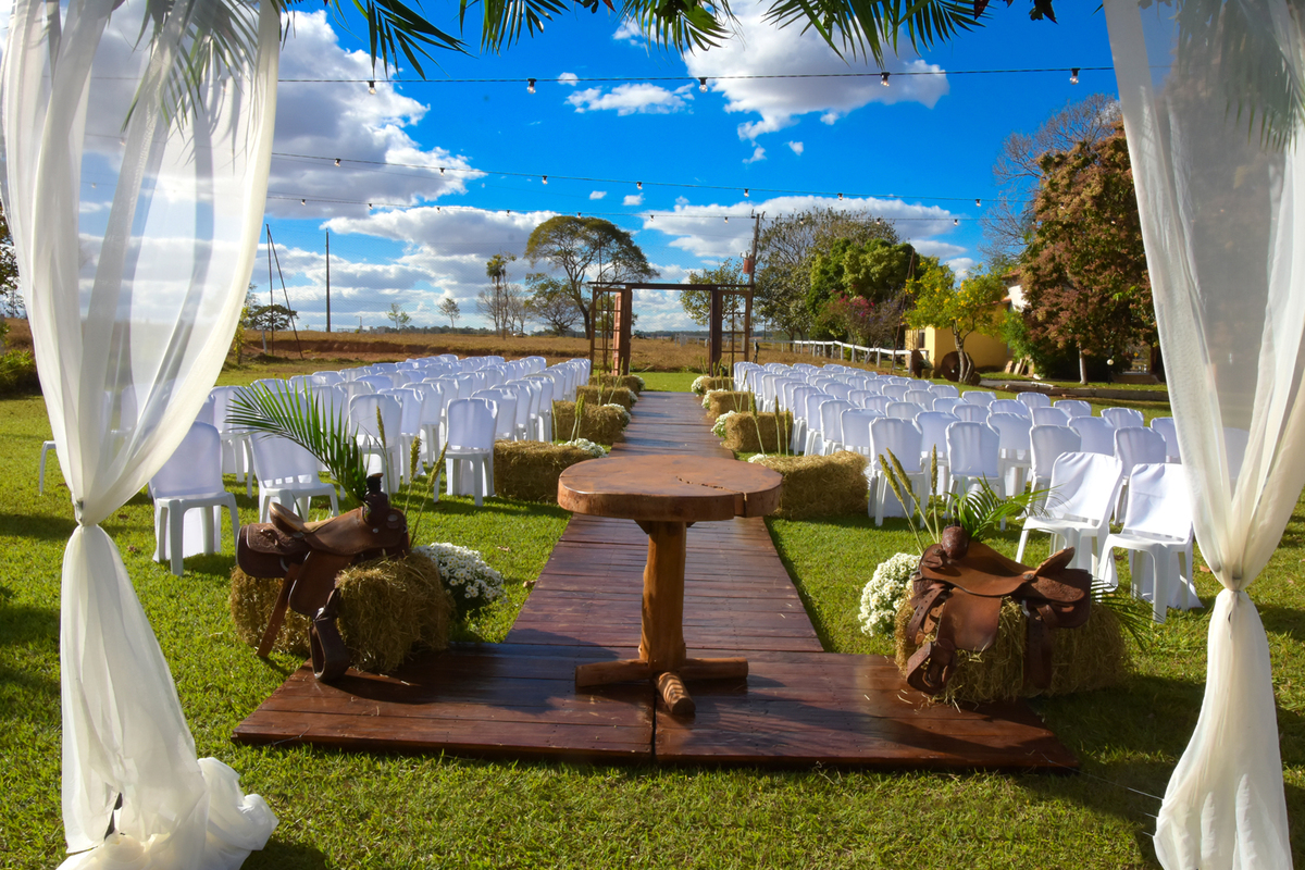 Decoração de casamento no Recanto Anjo Hit Itaberaí GO