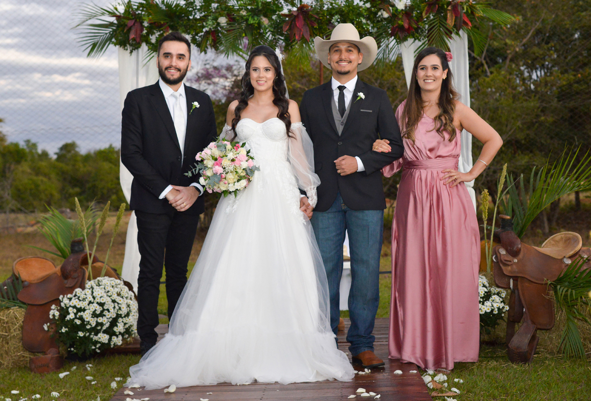 celebração de casamento Evangélico no Recanto Anjo Hit Itaberai GO