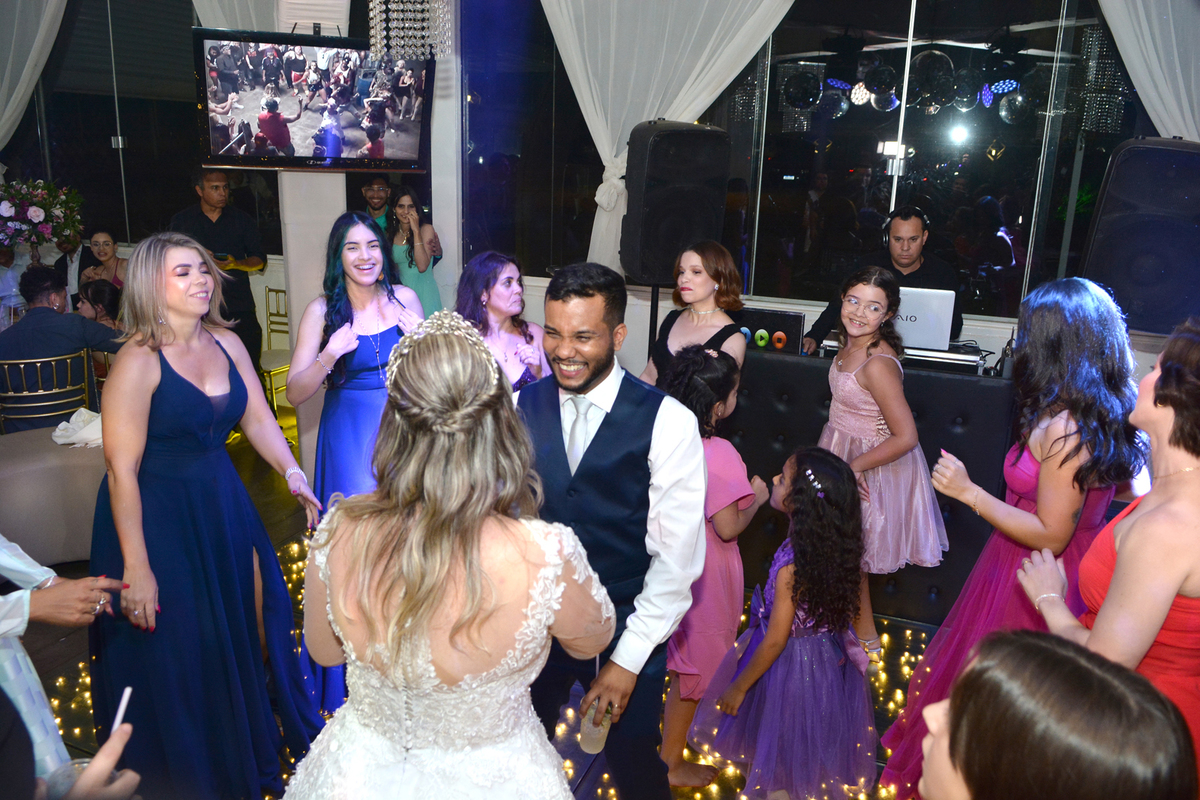 Pista de dança no Cerrado Palace