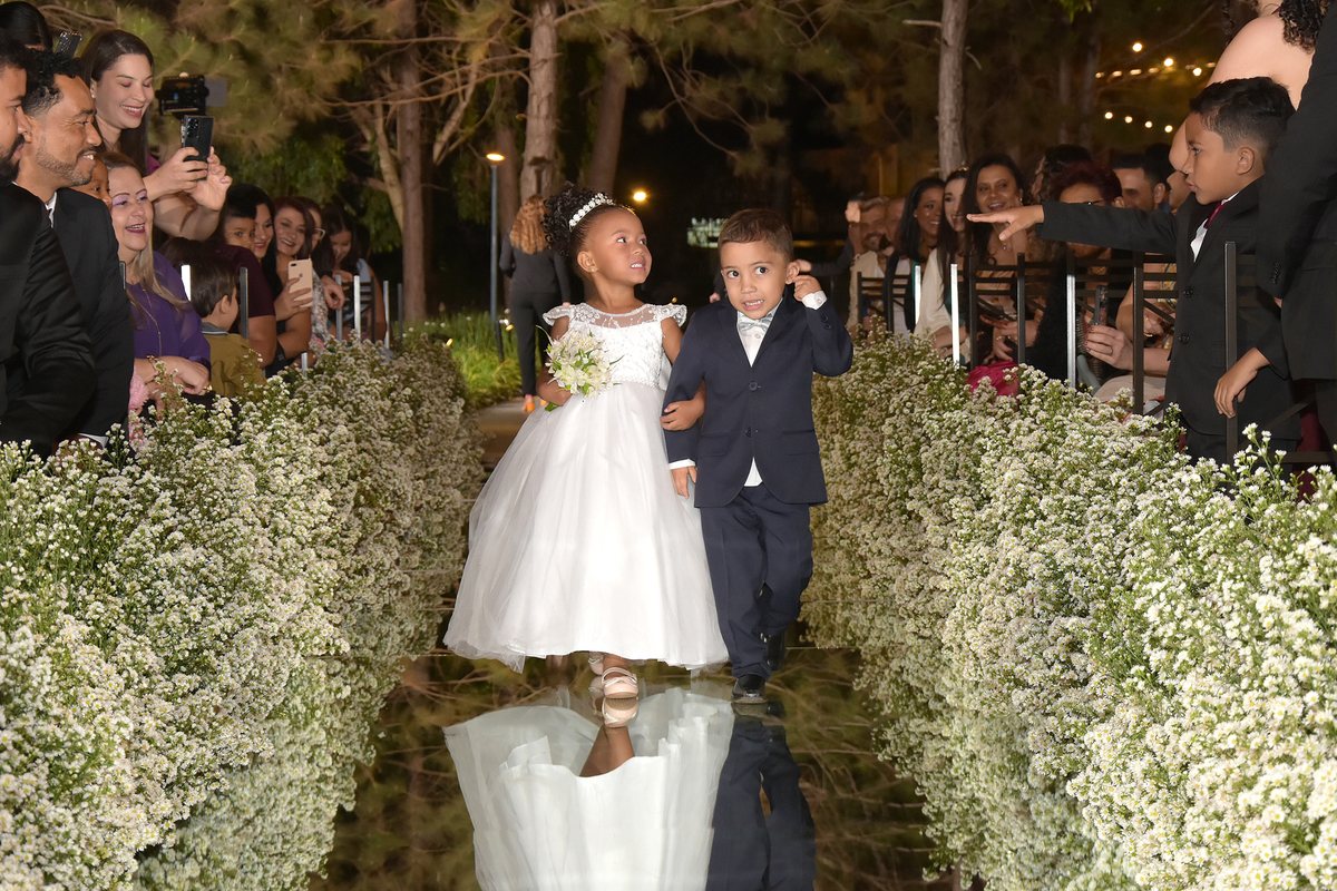 Casamento no salão de festas Villa Bé Eventos