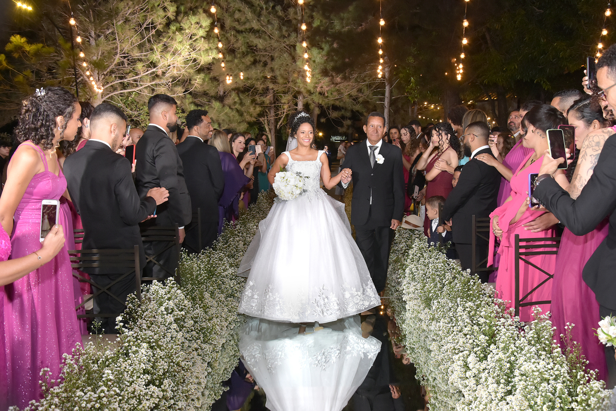 Casamento Evangélico no salão de festas Villa Be Eventos