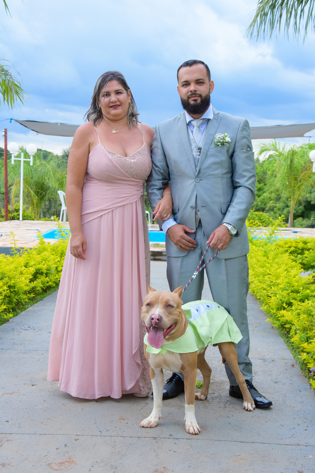 Fotos do noivo com Pet.