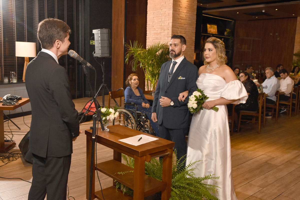 Casamento Minimalista no Restaurante Coco Bambu
