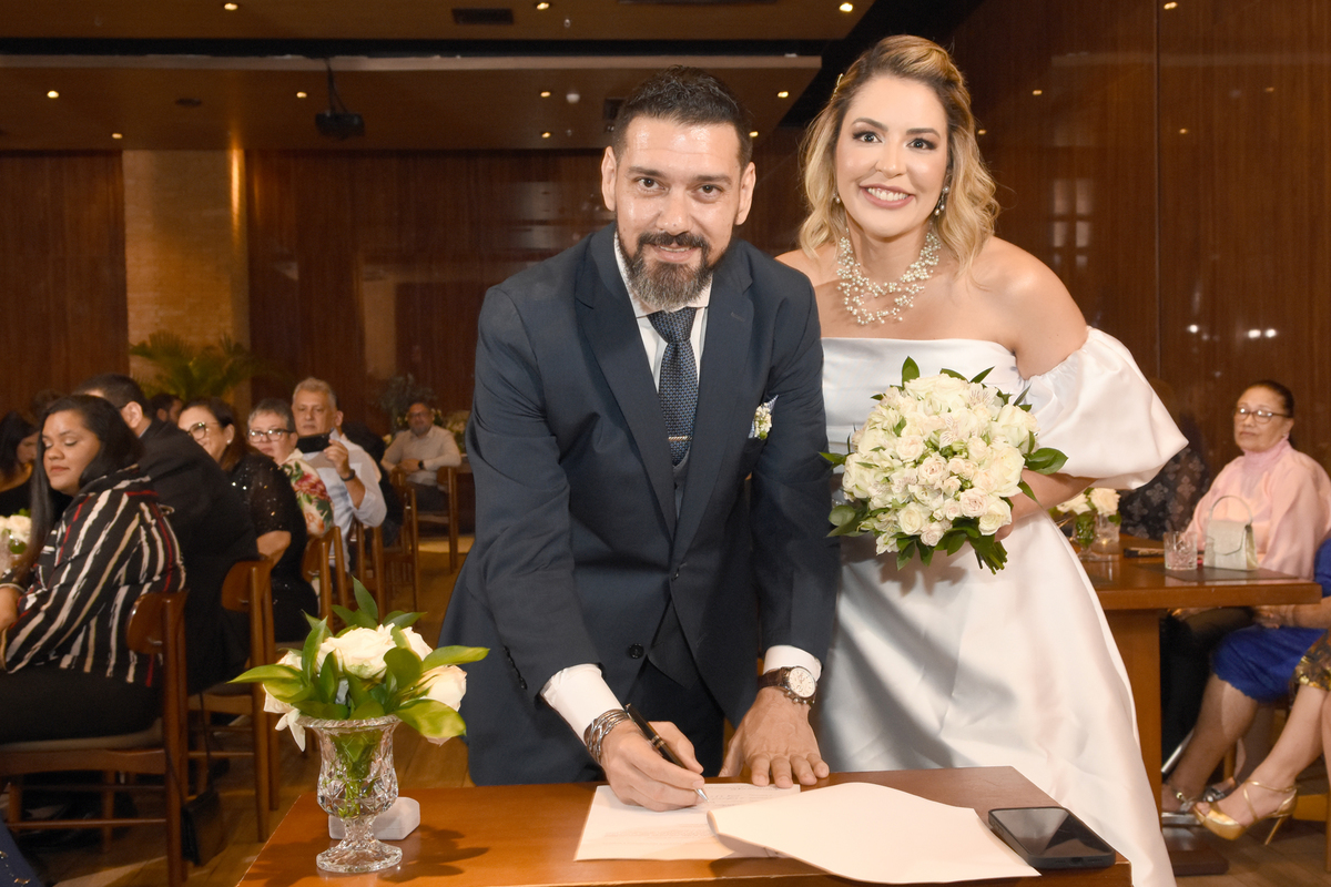 Mini Wedding no  restaurante Coco Bambu 