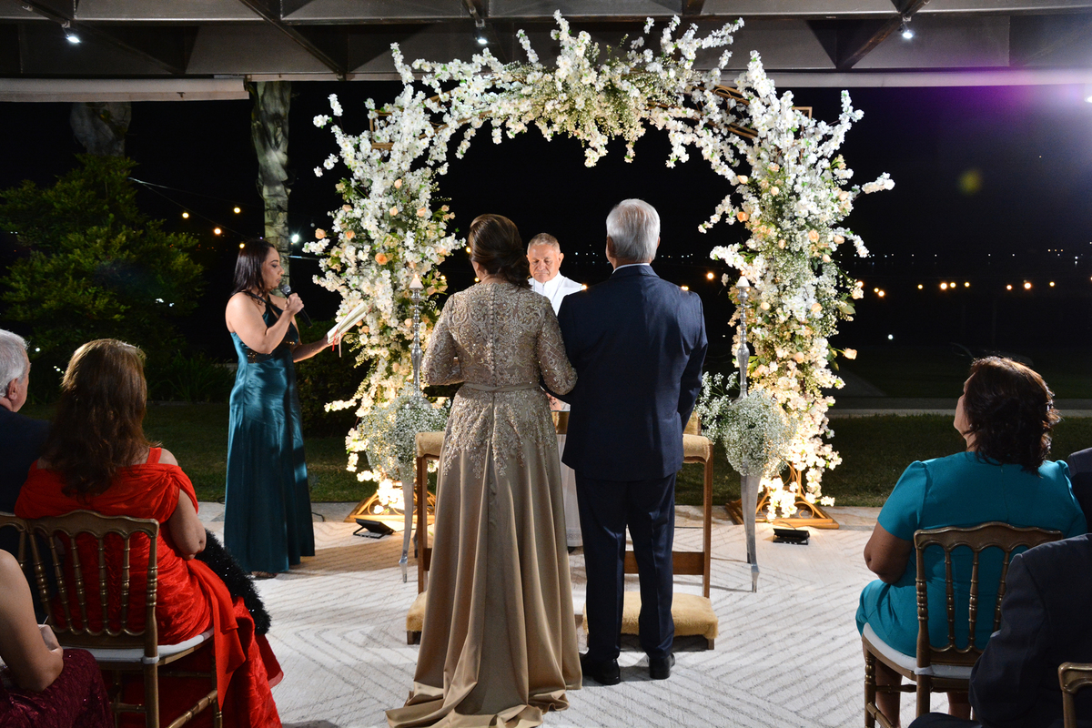Missa de Bodas de Ouro no salão de festas Porto Vitoria