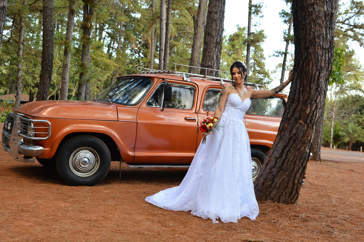 Ensaio fotográfico de Noiva