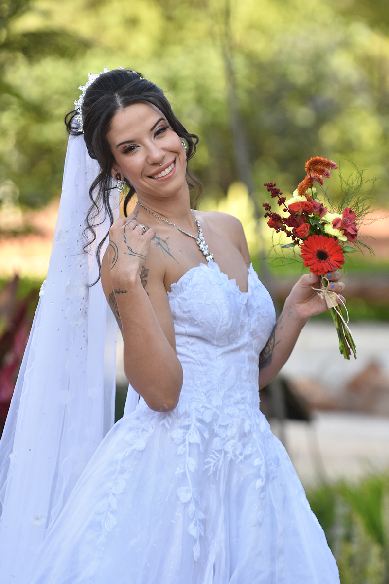 Ensaio fotográfico de Noiva