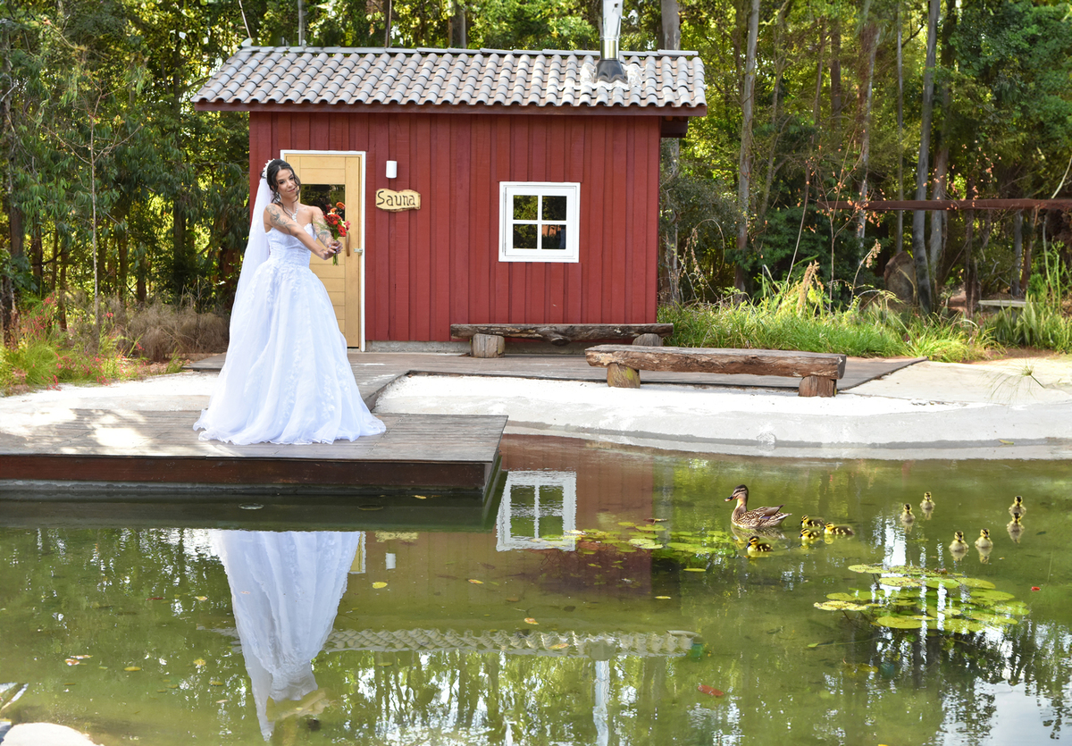 Ensaio fotográfico de Noiva