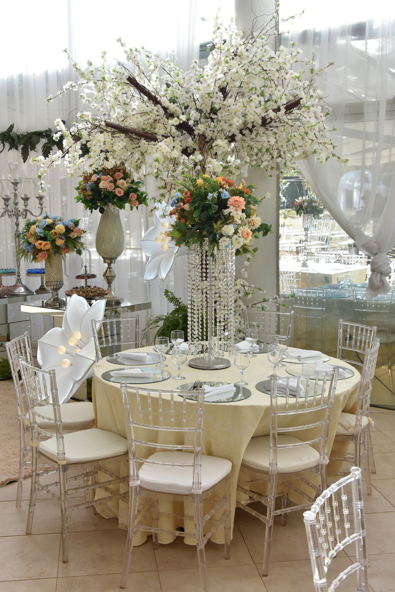 decoração doo salão de festas Espaço dos Leões