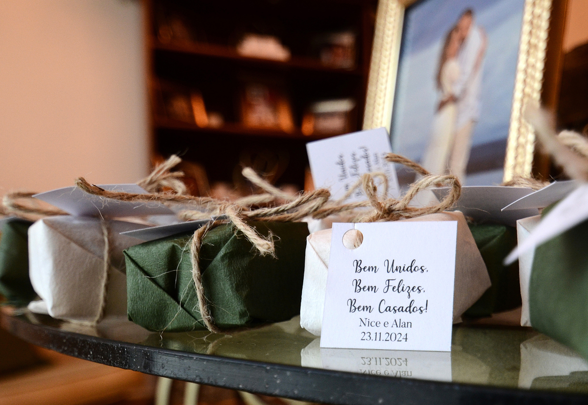 Lembrancinha de casamento no Imperador Hall