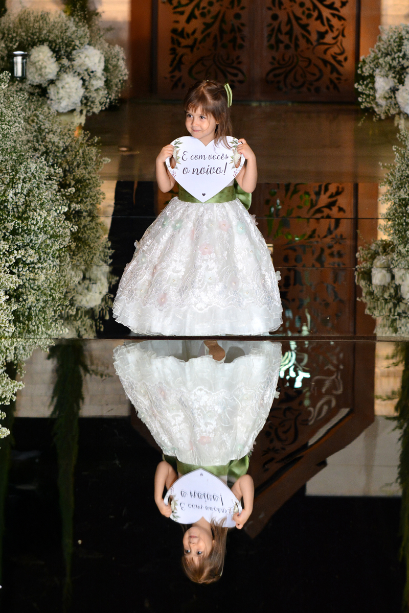 Vestido de daminha de casamento