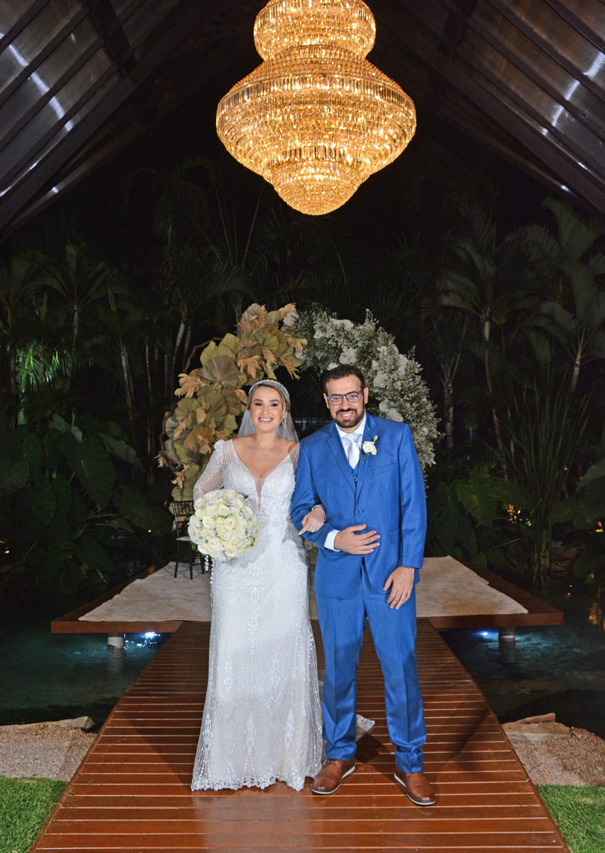 Celebração de casamento no salão de festas Imperador Hall