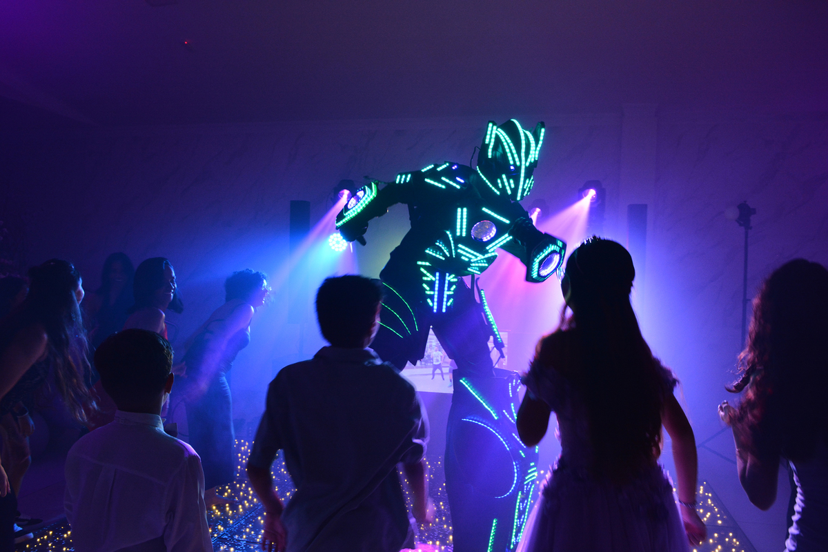 Animação de festas com Robô
